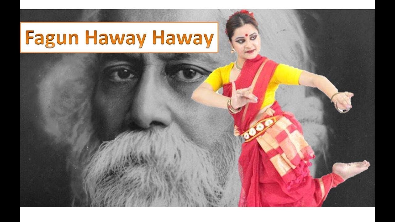 Fagun Haway Haway Lyrics (ফাগুন হাওয়ায় হাওয়ায়) | Rabindra Sangeet